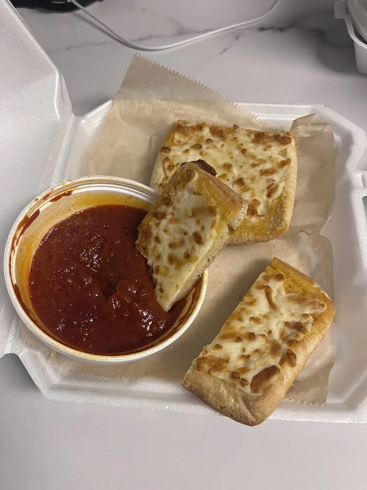 Cheese Bread and Marinara Sauce