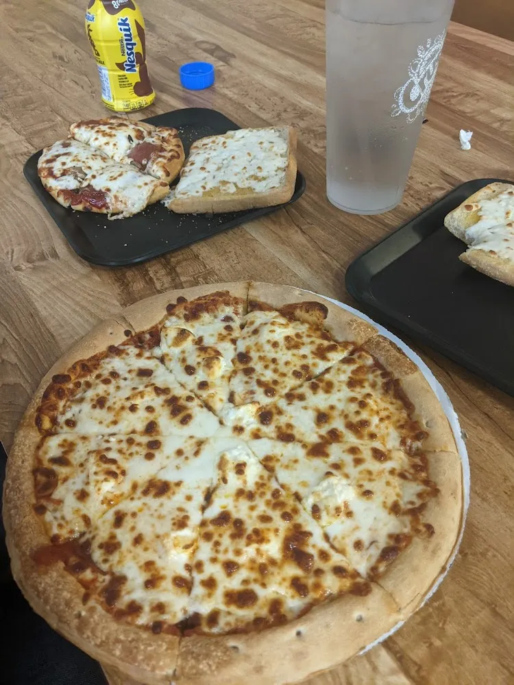 Pizza and Cheese Bread